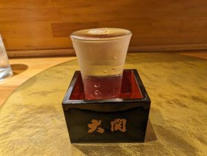 Sake at Vegan Izakaya NIJIYA 虹屋 in Kyoto