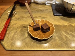 Chocolat yokan   at Vegan Izakaya NIJIYA 虹屋 in Kyoto