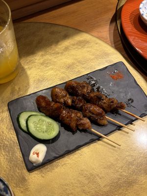 Yakitori  at Vegan Izakaya NIJIYA 虹屋 in Kyoto