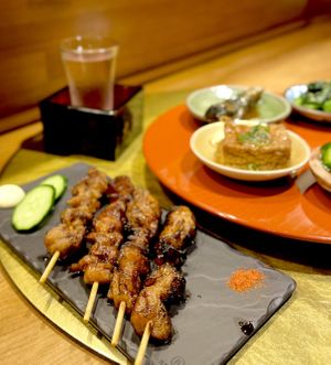 Yakitori  at Vegan Izakaya NIJIYA 虹屋 in Kyoto