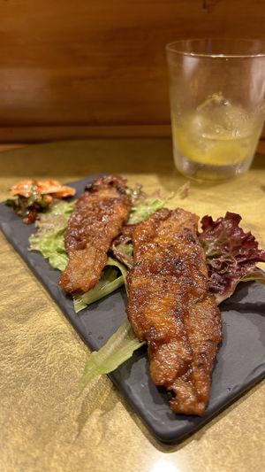 Soy meat  at Vegan Izakaya NIJIYA 虹屋 in Kyoto