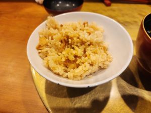 Ginger rice at Vegan Izakaya NIJIYA 虹屋 in Kyoto