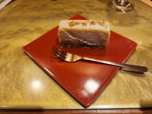 Cheesecake at Vegan Izakaya NIJIYA 虹屋 in Kyoto