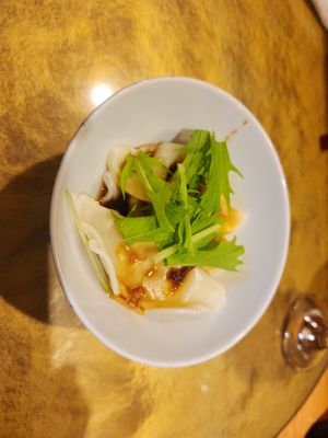 Gyoza at Vegan Izakaya NIJIYA 虹屋 in Kyoto