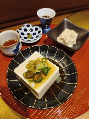 Tofu at Vegan Izakaya NIJIYA 虹屋 in Kyoto
