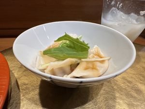 Dumplings   at Vegan Izakaya NIJIYA 虹屋 in Kyoto