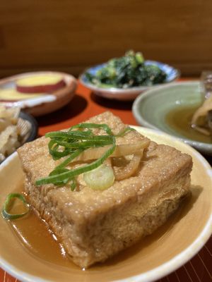 Tofu  at Vegan Izakaya NIJIYA 虹屋 in Kyoto