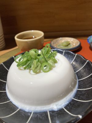 Soft tofu  at Vegan Izakaya NIJIYA 虹屋 in Kyoto