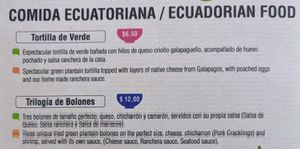 Menu 6 of 15, March 2023 at Bowl Acai Bar in Puerto Ayora