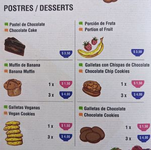 Menu 9 of 15, March 2023 at Bowl Acai Bar in Puerto Ayora