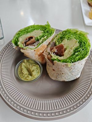 Wrap at Bowl Acai Bar in Puerto Ayora