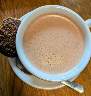 Kakao mit Vanille at Veganes Café im Powerhouse  in Erftstadt