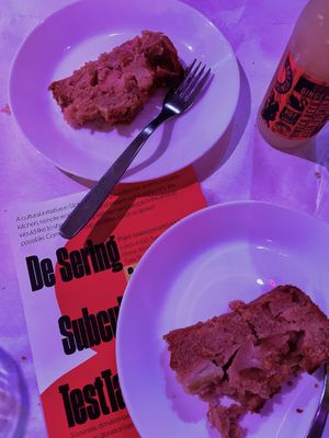 Amazing apple cake  at De Sering in Amsterdam