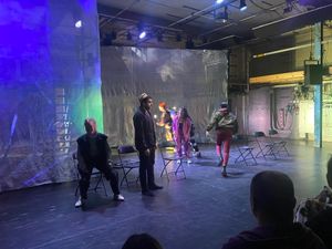 Theatre Hamlet annex to the restaurant  at De Sering in Amsterdam