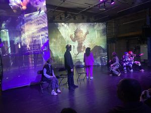 Changing perspectives theatre De Sloot at De Sering in Amsterdam