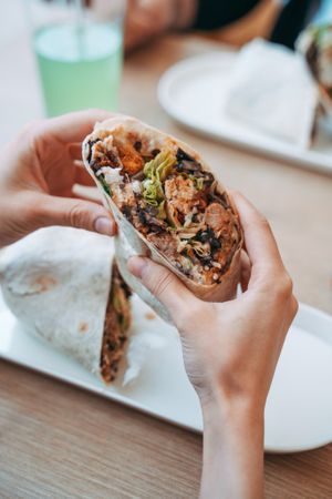 Burritos are in their best era. 🌮 at basil in Ankara