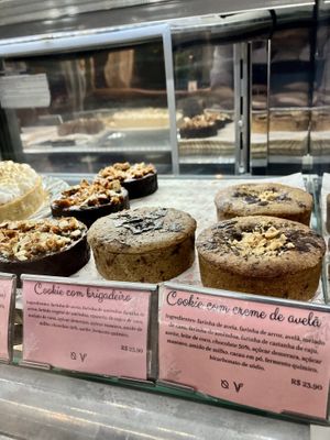 Cookie cake  at Sra Amendoa  in Brasilia