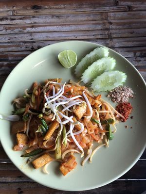 Pad thai  at SweetSoul Lanta in Krabi