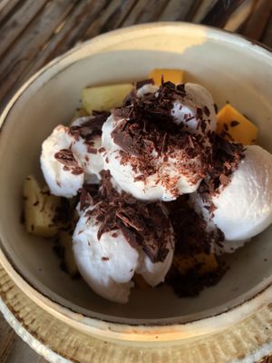 Coconut ice cream  at SweetSoul Lanta in Krabi