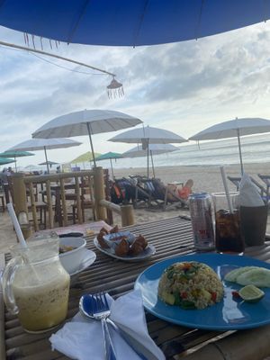 Pineapple rice - spring rolls   at SweetSoul Lanta in Krabi