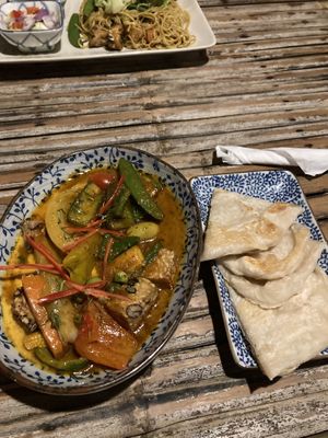 Penang curry (choice of flatbread or rice on side)   at SweetSoul Lanta in Krabi