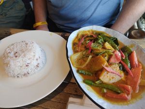Penang curry at SweetSoul Lanta in Krabi