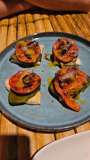 Foccacia with vegetables at SweetSoul Lanta in Krabi