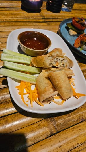 Fried Springrolls at SweetSoul Lanta in Krabi
