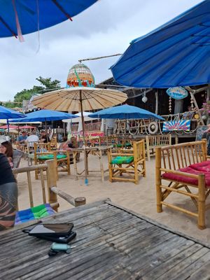 Dining area outside at SweetSoul Lanta in Krabi