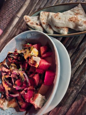 Watermelon salad at SweetSoul Lanta in Krabi