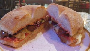 Ftira at CHALK Cafe Bar in Rabat