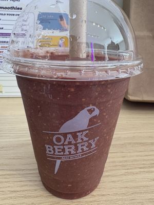 Smoothie  at Oakberry in Portimao