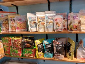 Snacks at Yu So Vegetarian 如素齋 in New Territories