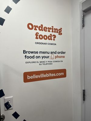 One way to order food if you go in person  at Colossal Vegan - Cloud Kitchen in Belleville