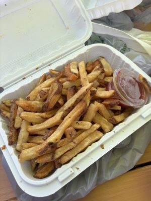 Seasoned fries  at Good Vegan Bad Vegan in Indianapolis