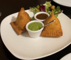 Samoa appetizer   at Himalayan Restaurant & Bar in Coos Bay