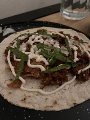Chorizo  at Herbívora in Oaxaca