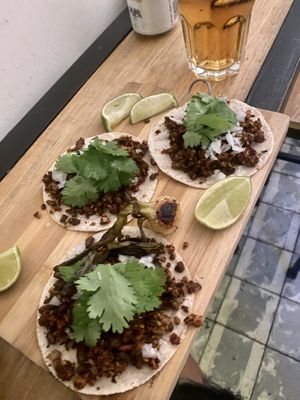 Tacos “campechano” 🌮   at Herbívora in Oaxaca