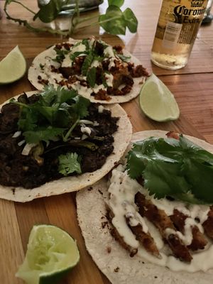 Tacos  at Herbívora in Oaxaca