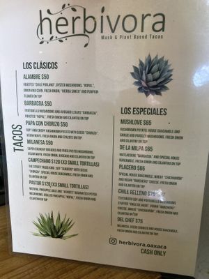   at Herbívora in Oaxaca