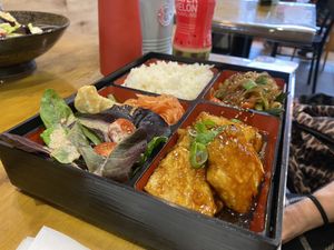 Teriyaki tofu bento  at Sushi & More in North West London