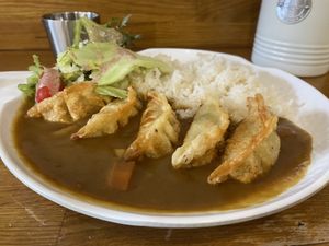 Gyoza vegetable curry   at Sushi & More in North West London