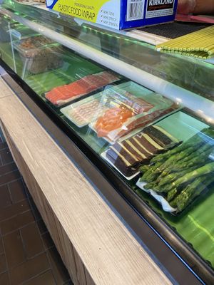 Sushi bar (not fully set up)   at Sushi Vegan in Santa Monica