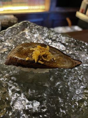 Plant based sushi   at Omakaseed in New York City