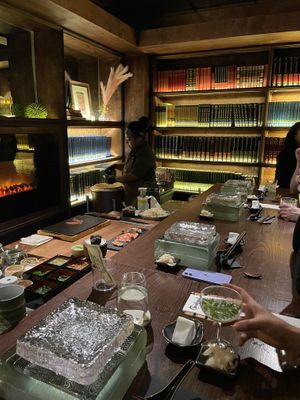 What an amazing ambience  at Omakaseed in New York City