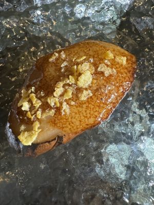 Eggplant nigiri   at Omakaseed in New York City