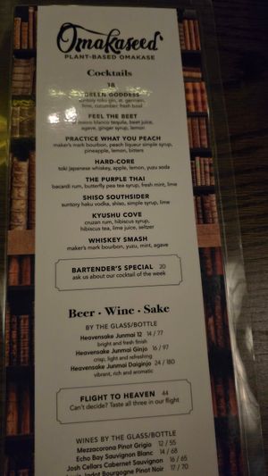  at Omakaseed in New York City