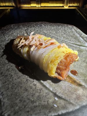 Tofu skin  at Omakaseed in New York City