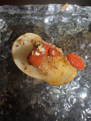 Pear  at Omakaseed in New York City