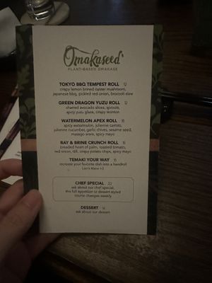   at Omakaseed in New York City